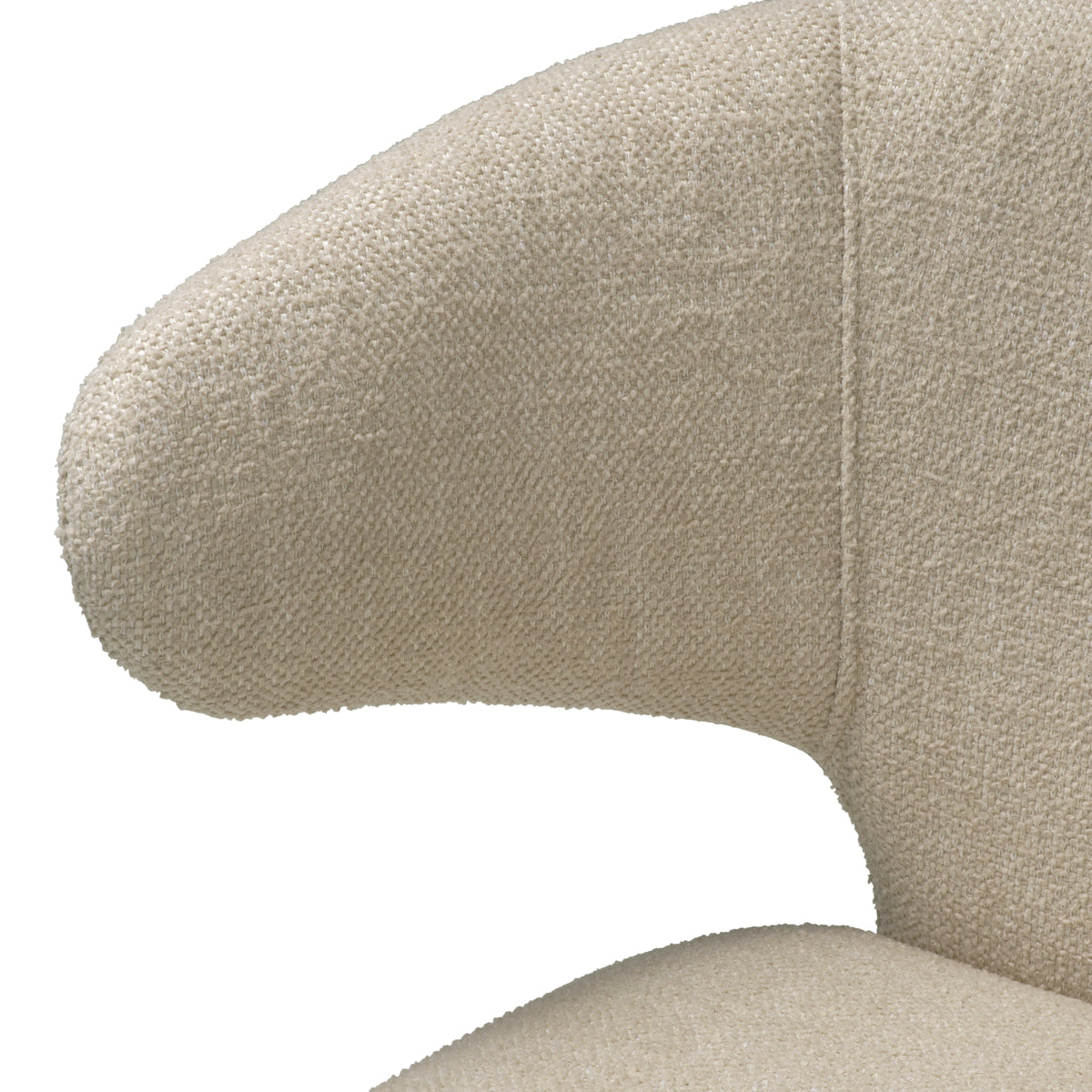 Ecru Upholstered Dining Chair Josephine