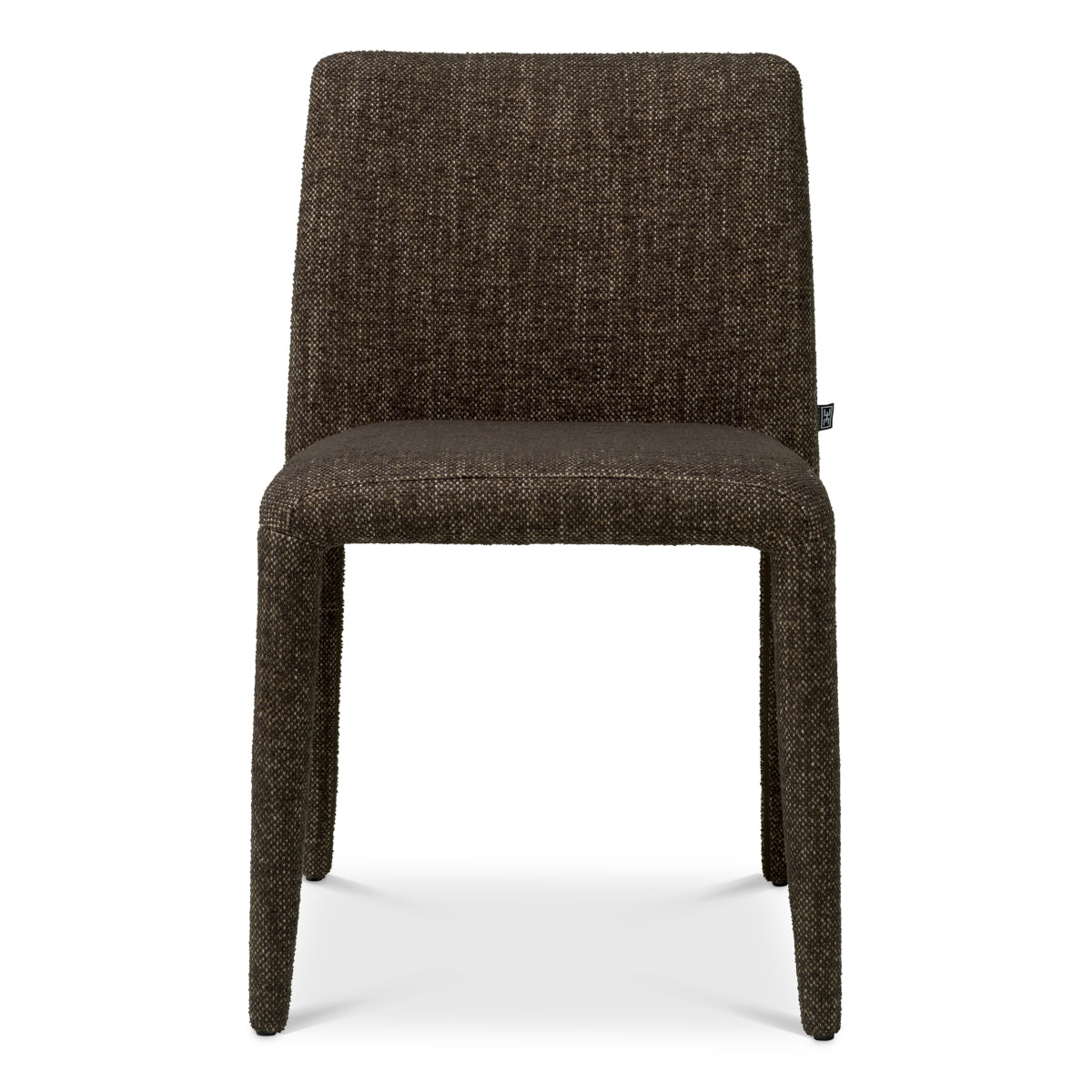 Brown Upholstered Dining Chairs (2) Leiza