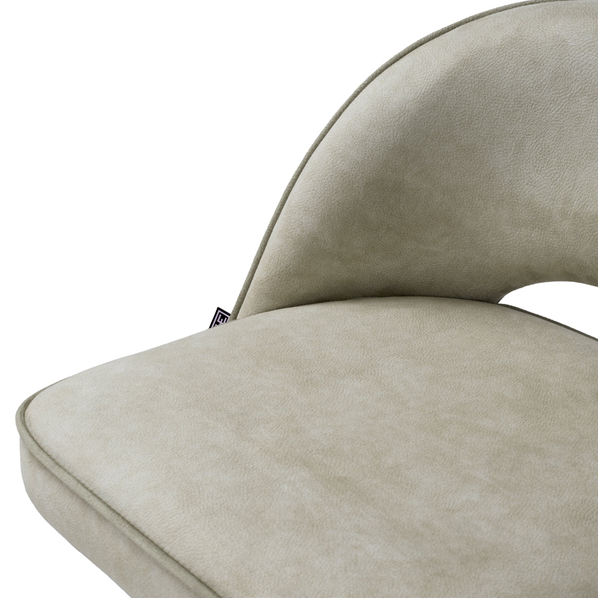 Silver Black-Legged Bar Stools (2) Cliff