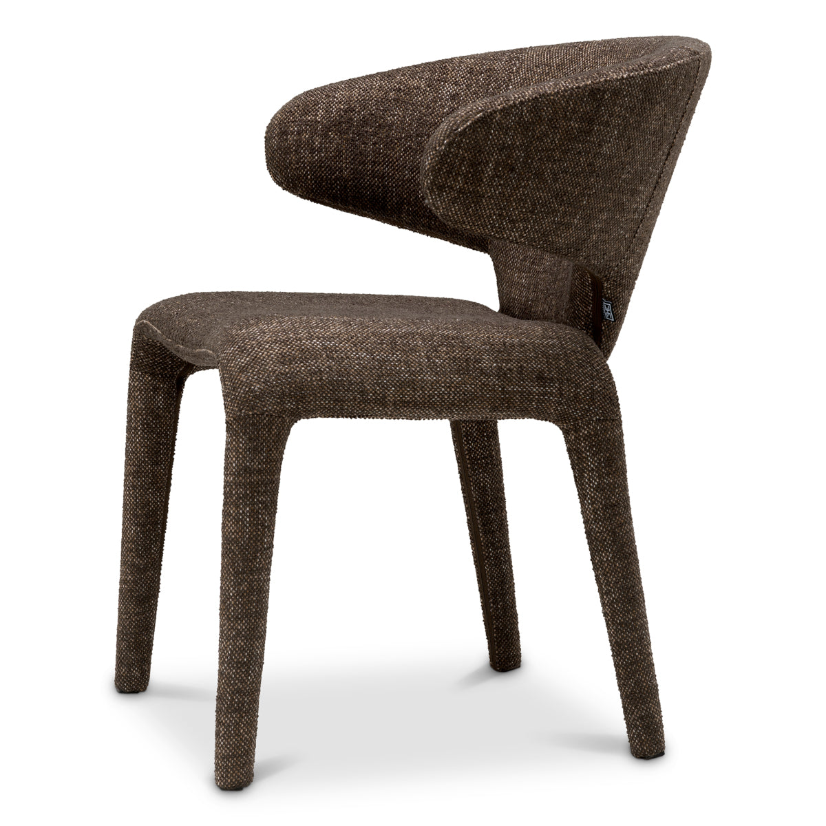 Brown Upholstered Dining Chair Josephine