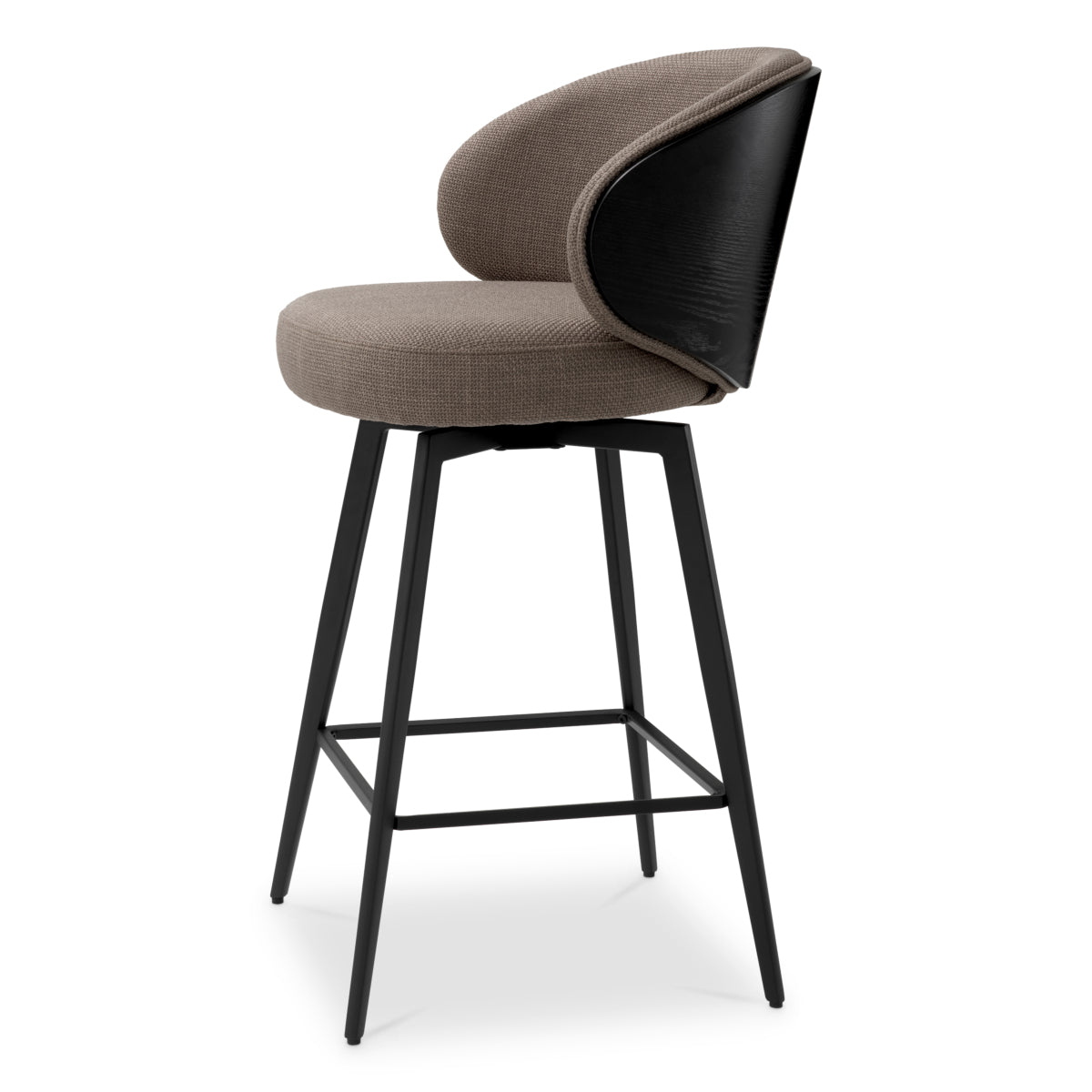 Gray Fabric Counter Stool Camerota