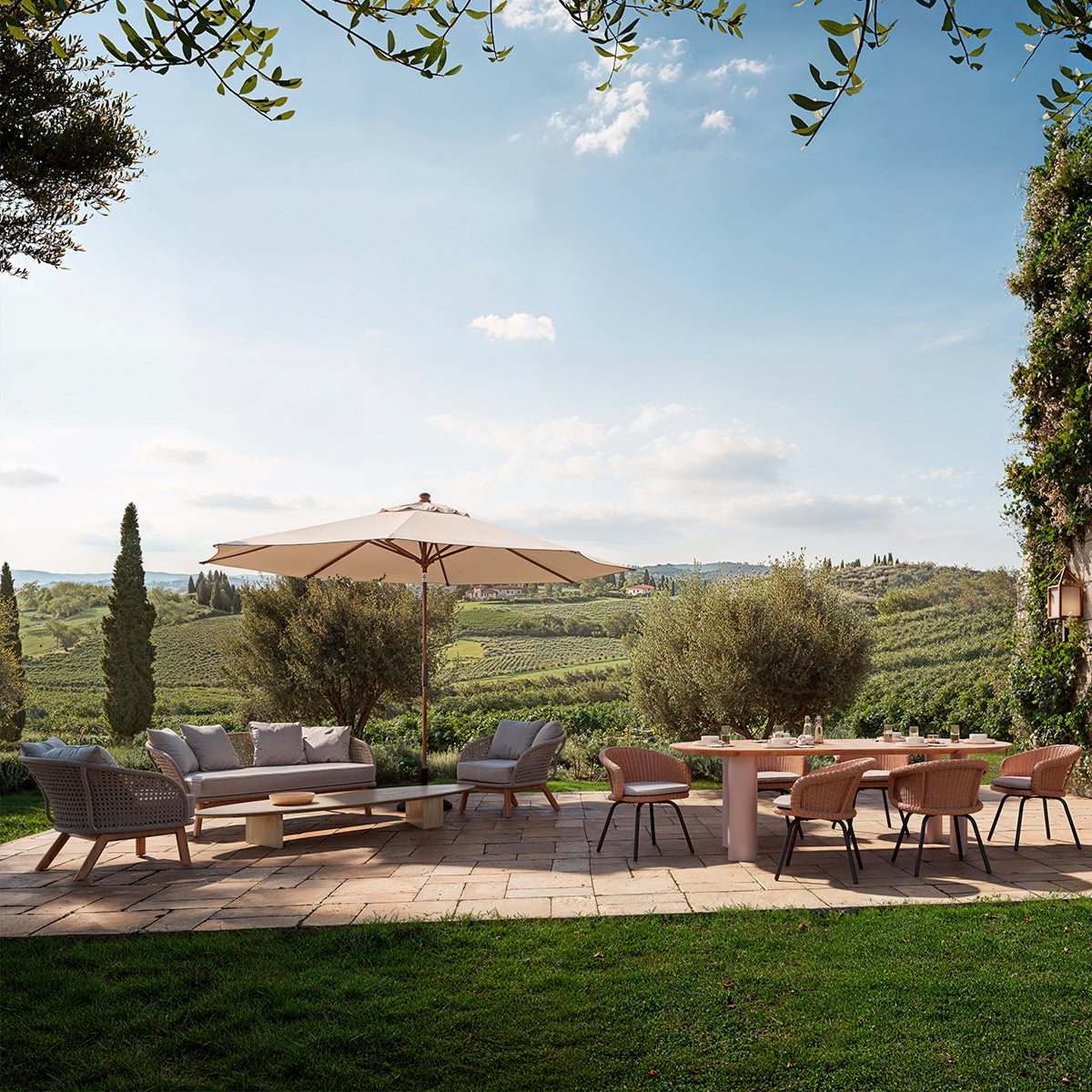 Rattan Look Outdoor Dining Chair Nolan | Eichholtzmh.com