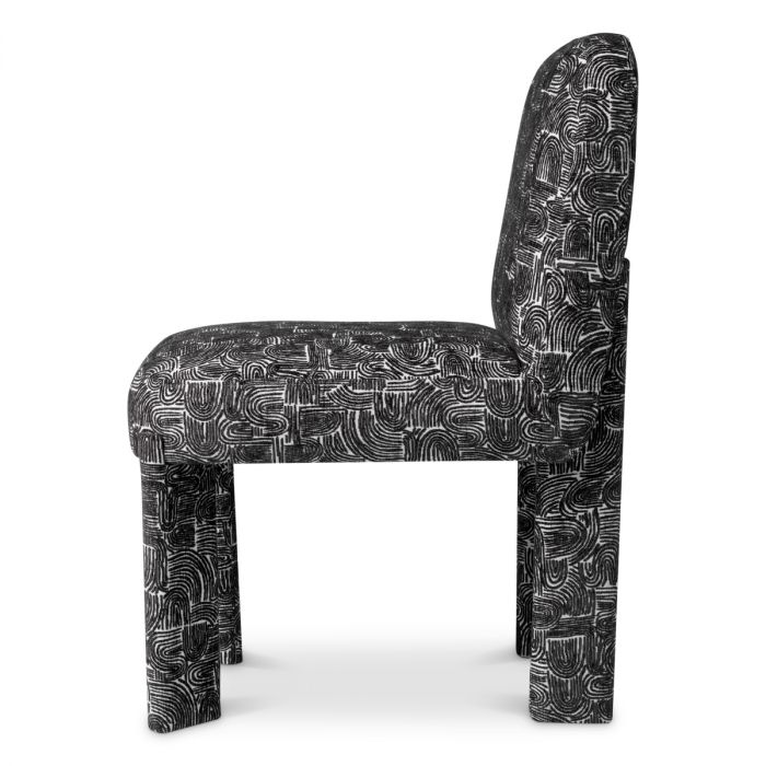 Dining Chair Magnus solent black white