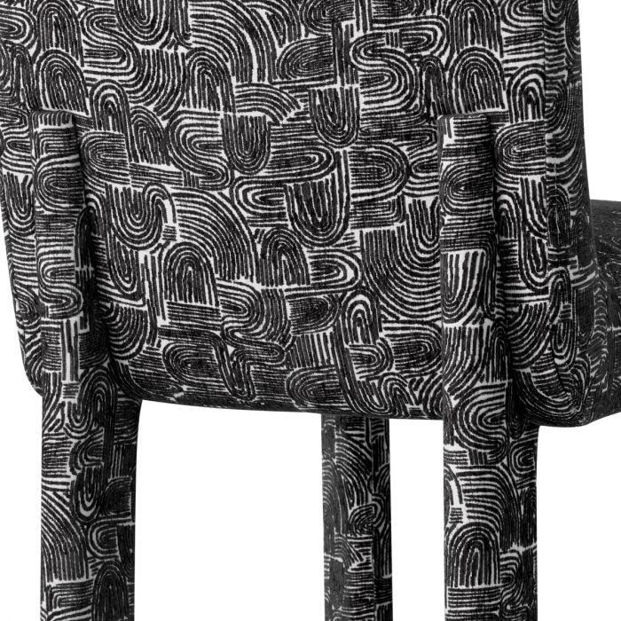 Dining Chair Magnus solent black white