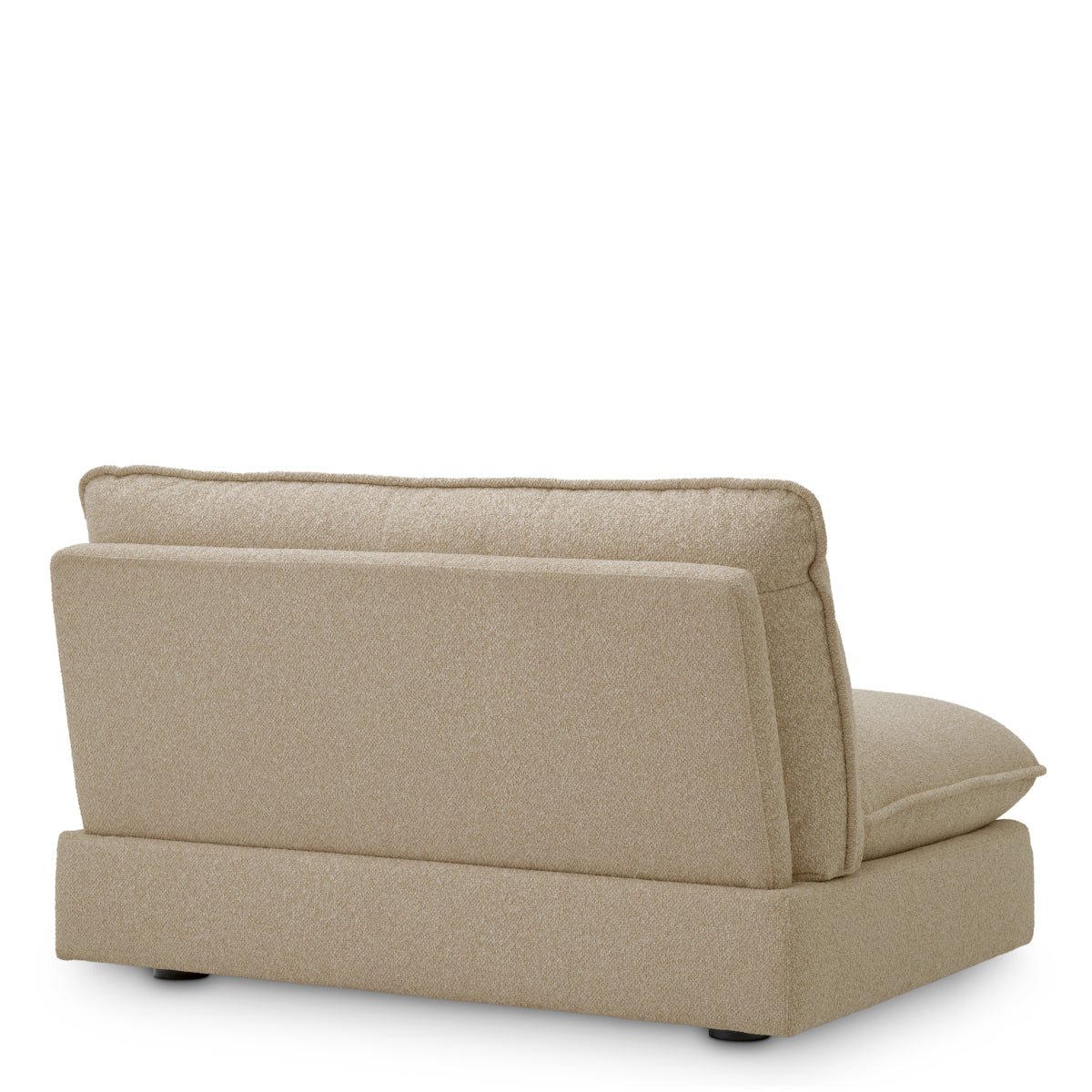 Beige Upholstered Modular Sofa Cresson