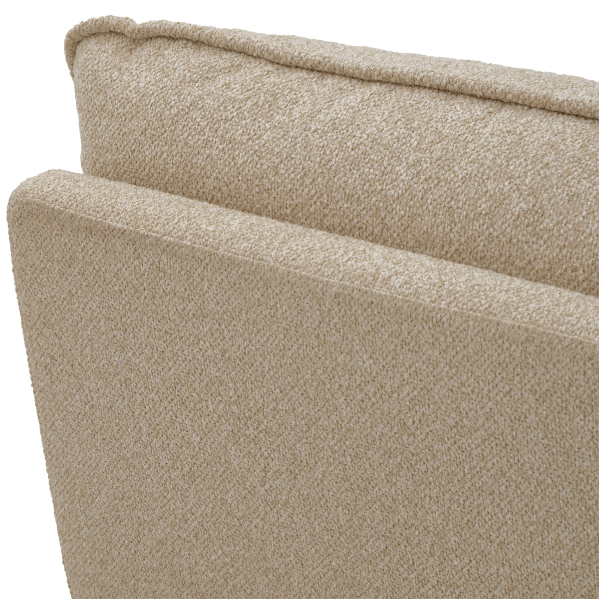 Beige Upholstered Modular Sofa Cresson
