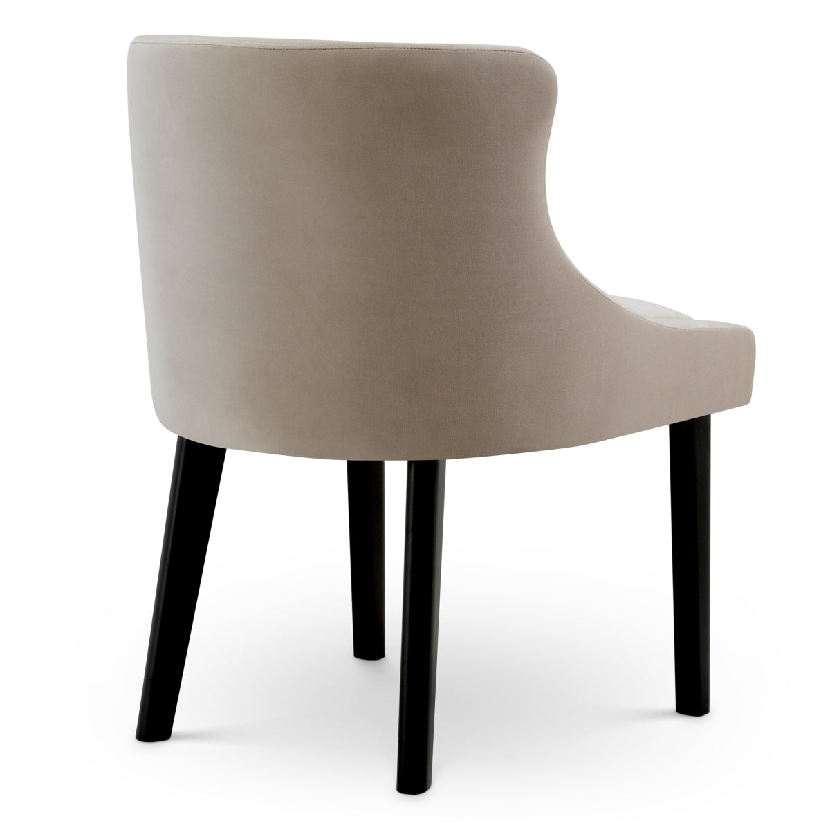 Brown Velvet Dining Chair Chavelle