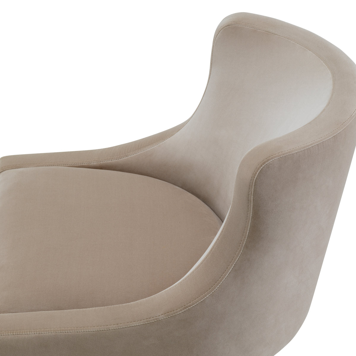 Brown Velvet Dining Chair Chavelle