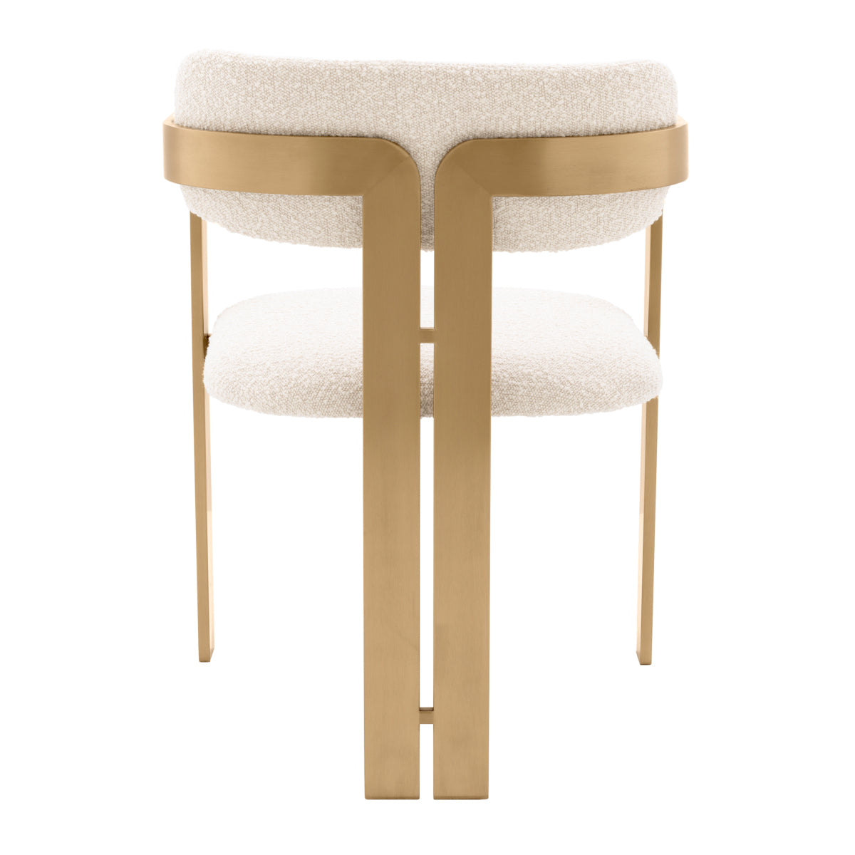Barrel Bouclé Dining Armchair Donato