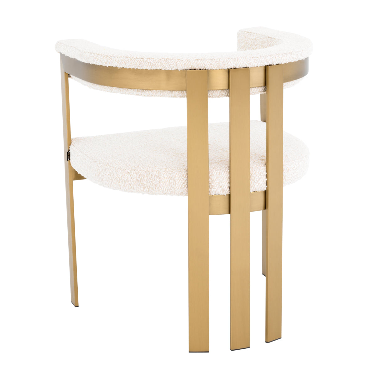Bouclé Barrel Dining Chair Clubhouse