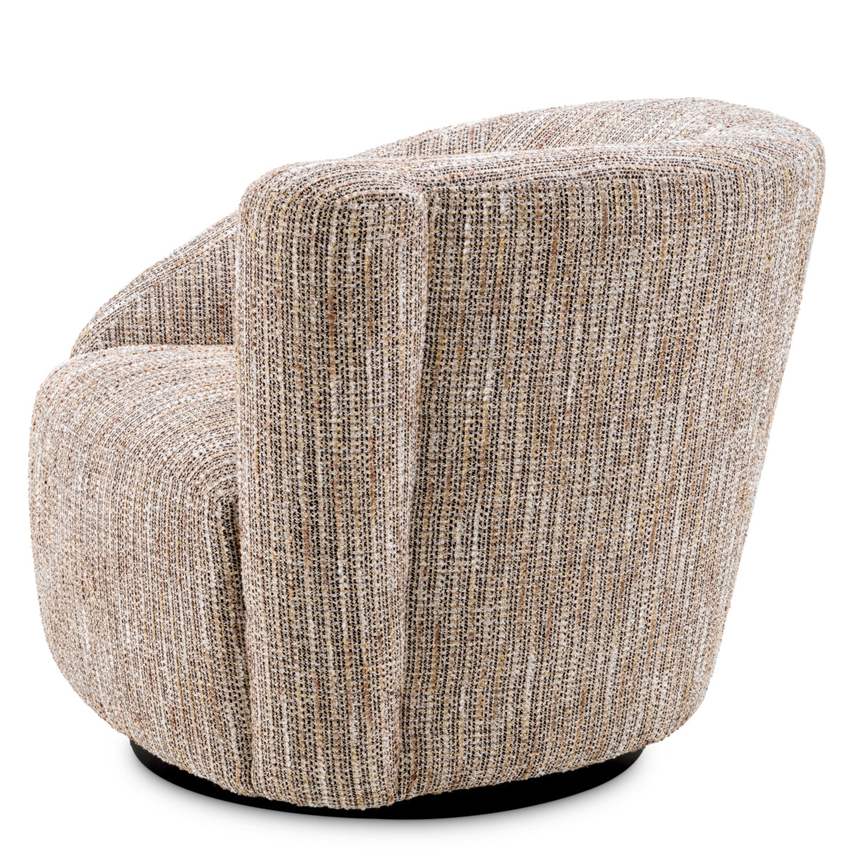 Right Asymmetrical Beige Swivel Chair Colin