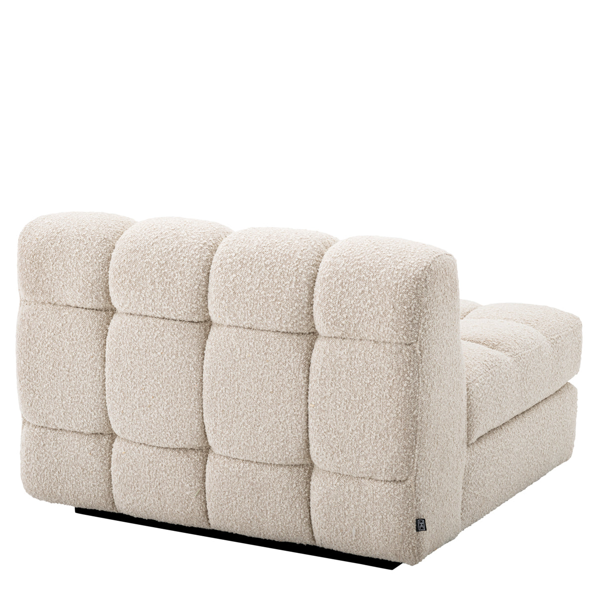 White Modular Middle Section Sofa Dean