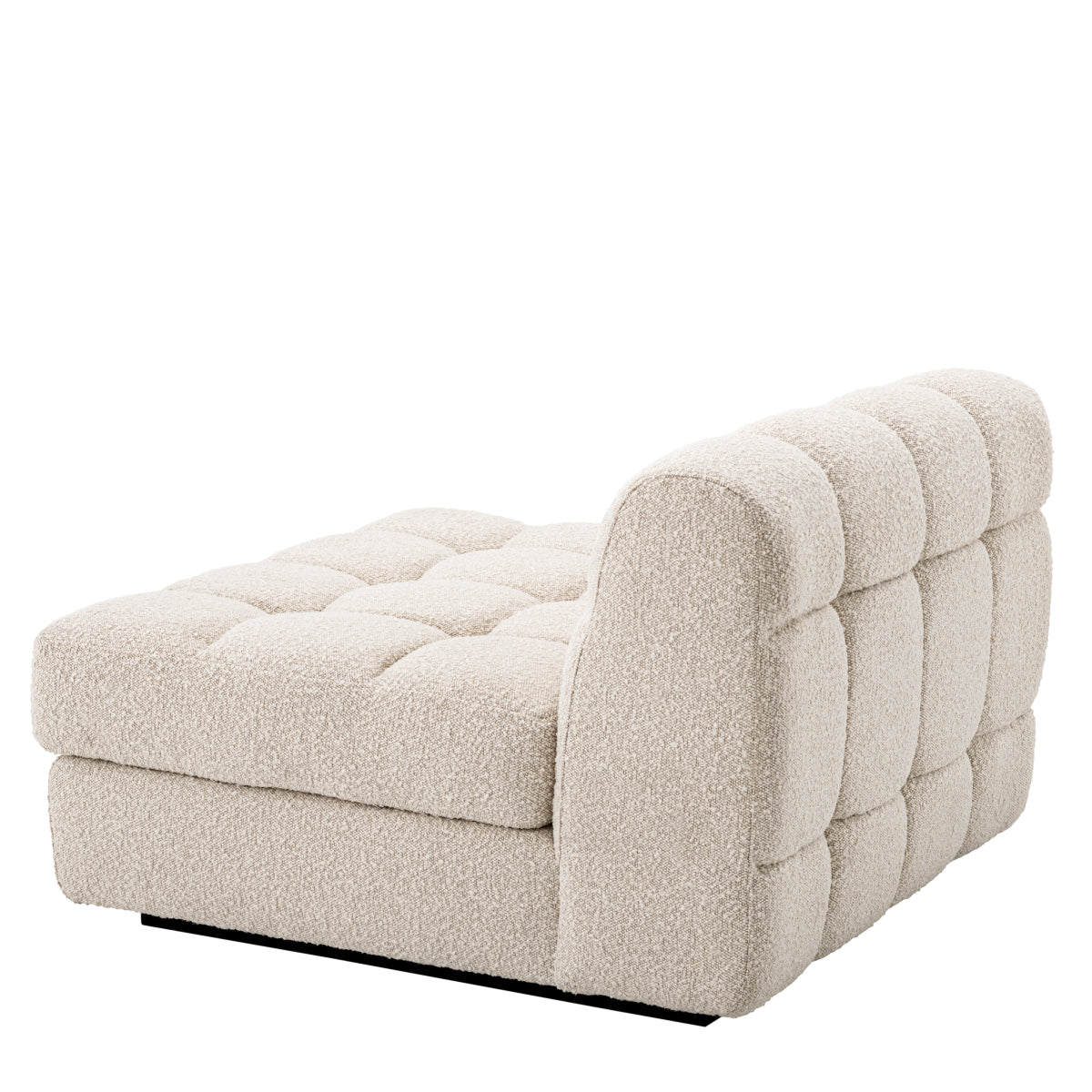White Modular Middle Section Sofa Dean