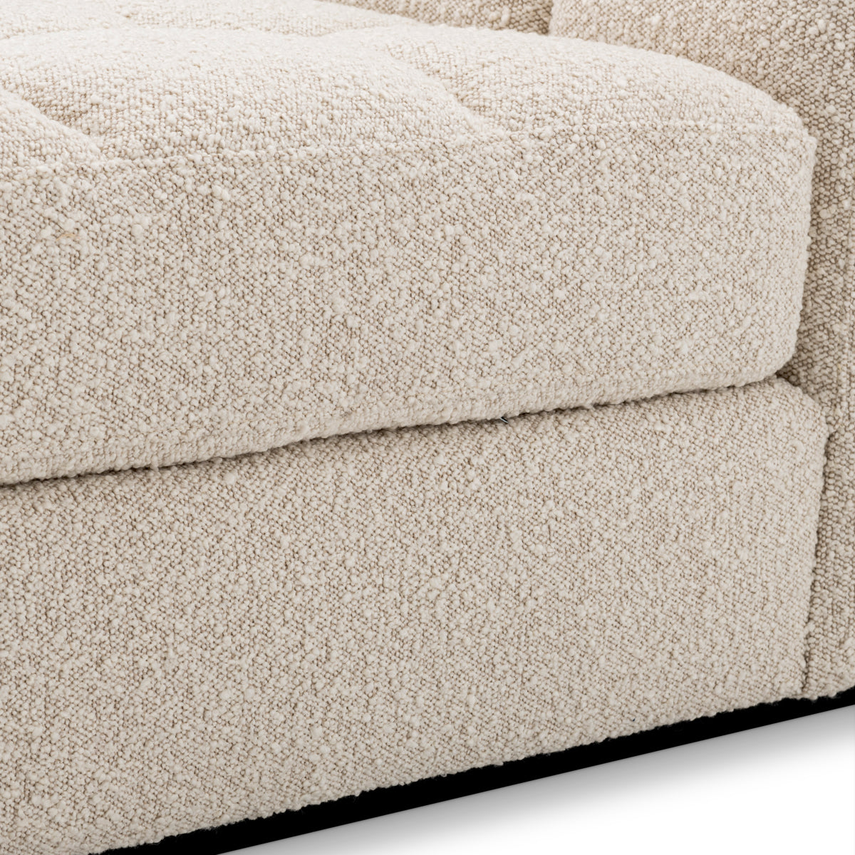 White Modular Middle Section Sofa Dean