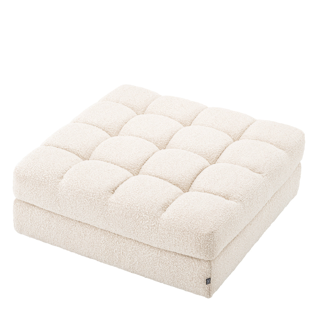 White Ottoman Modular Sofa Dean