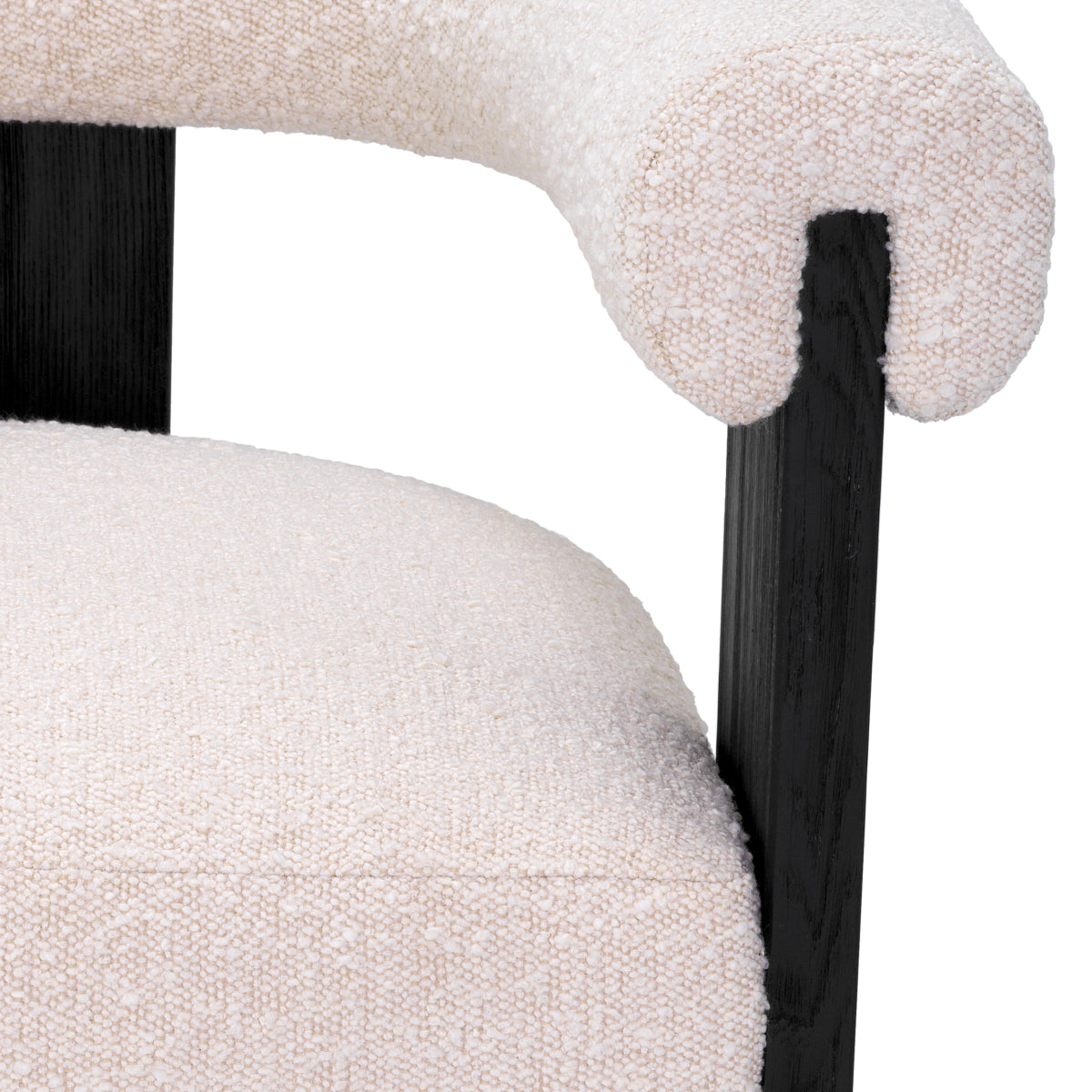 Bouclé Dining Chair Percy