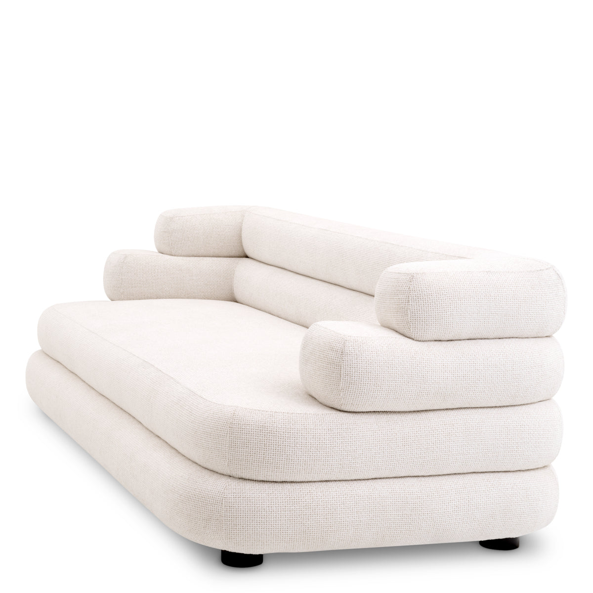 White Fabric Sofa S Malaga