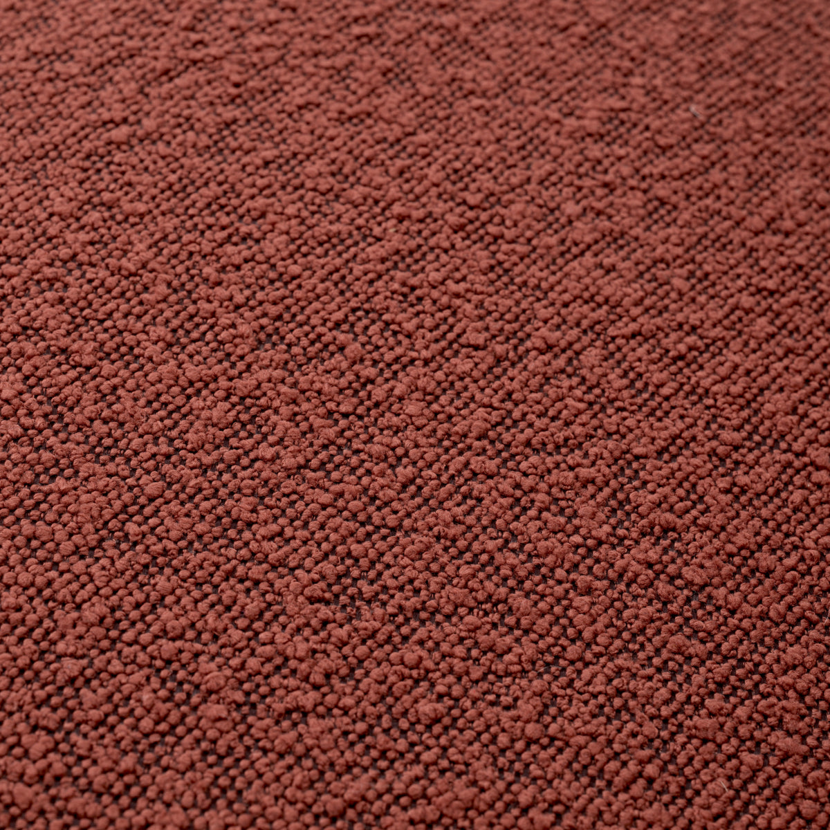 Red Bouclé Accent Chair Vignola