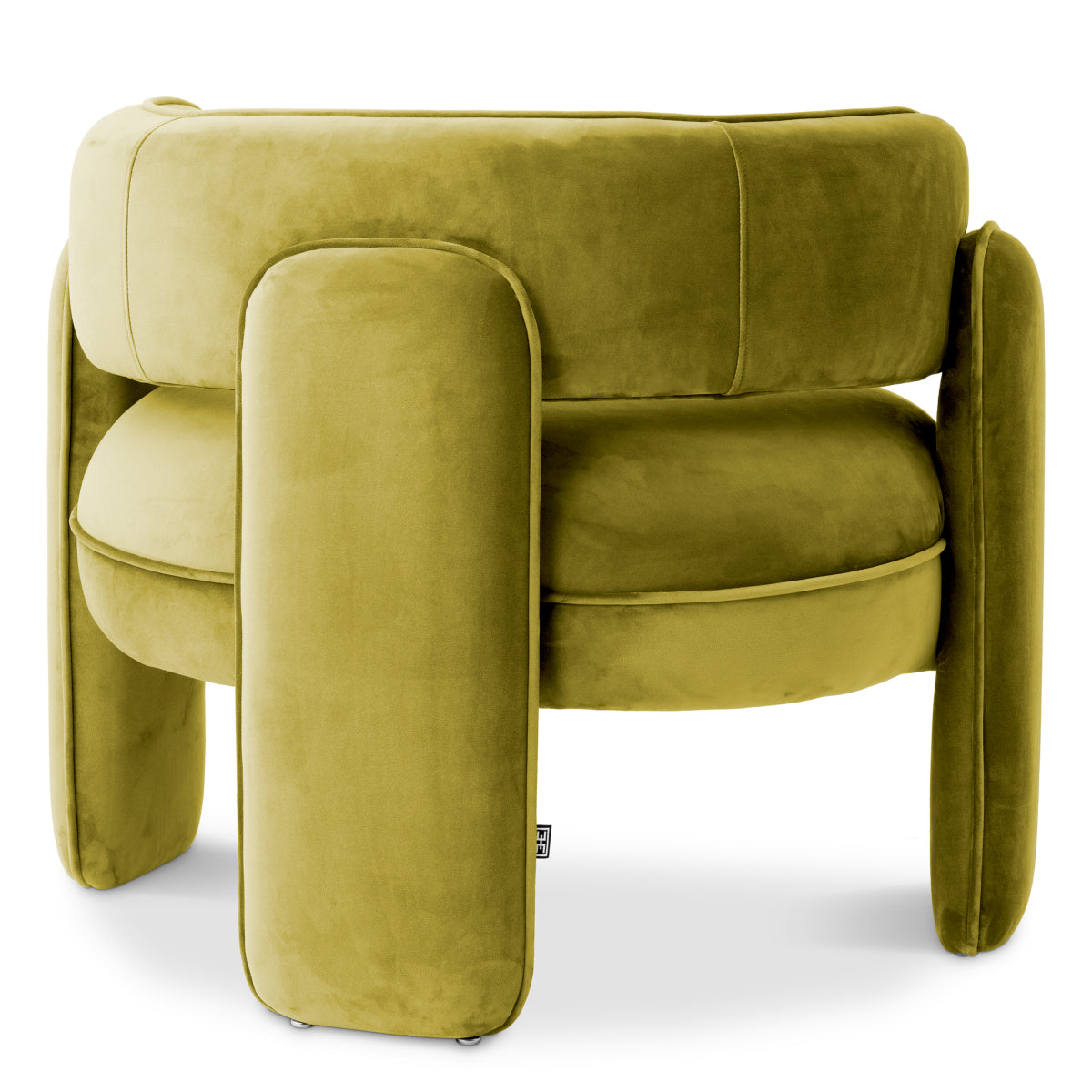 Green Velvet Modern Accent Chair Chaplin