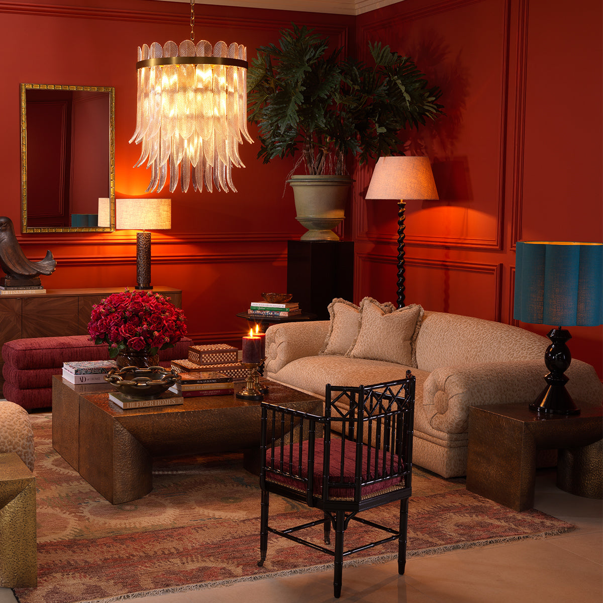 Beige Jacquard Sofa Louison | Eichholtzmh.com