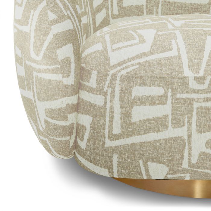 Swivel Chair Brice davenport light grey