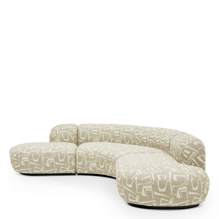 Sofa Björn L davenport light grey