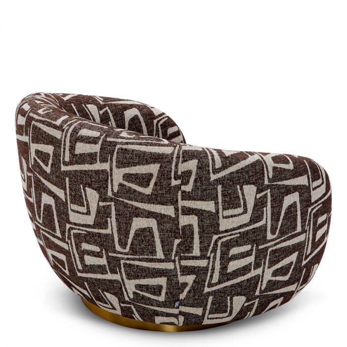 Swivel Chair Brice davenport dark brown