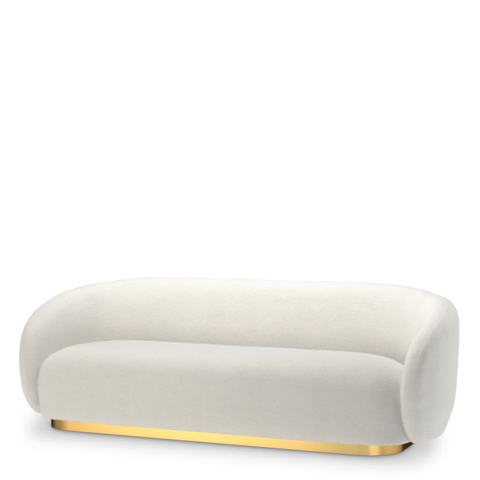 Sofa Brice muslin white