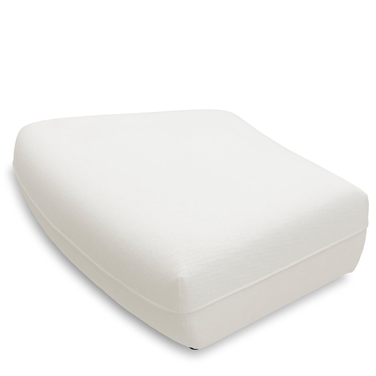 Muslin White Modular Ottoman Grand Avenue