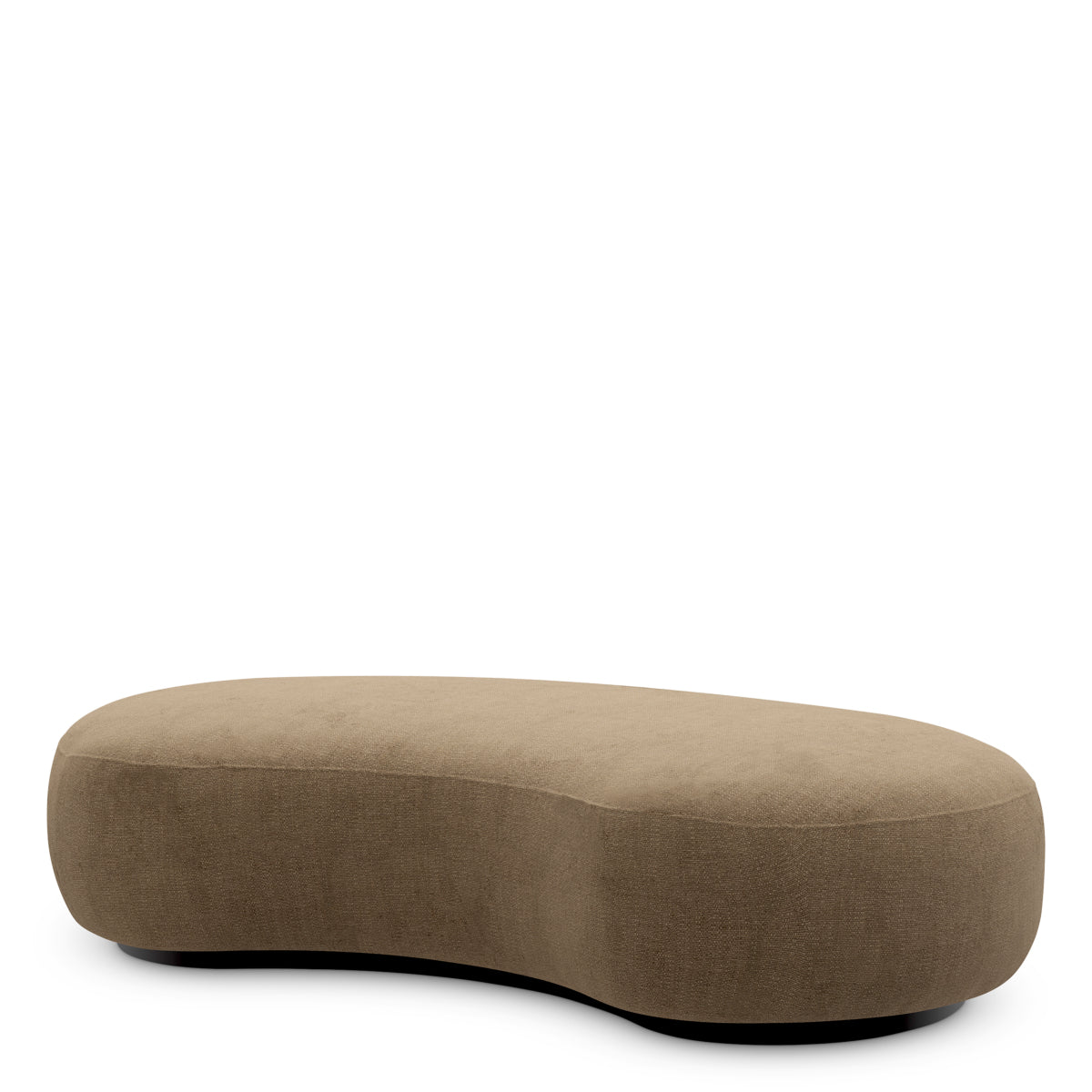 Stratfort Brown Soft Curved Bench Björn