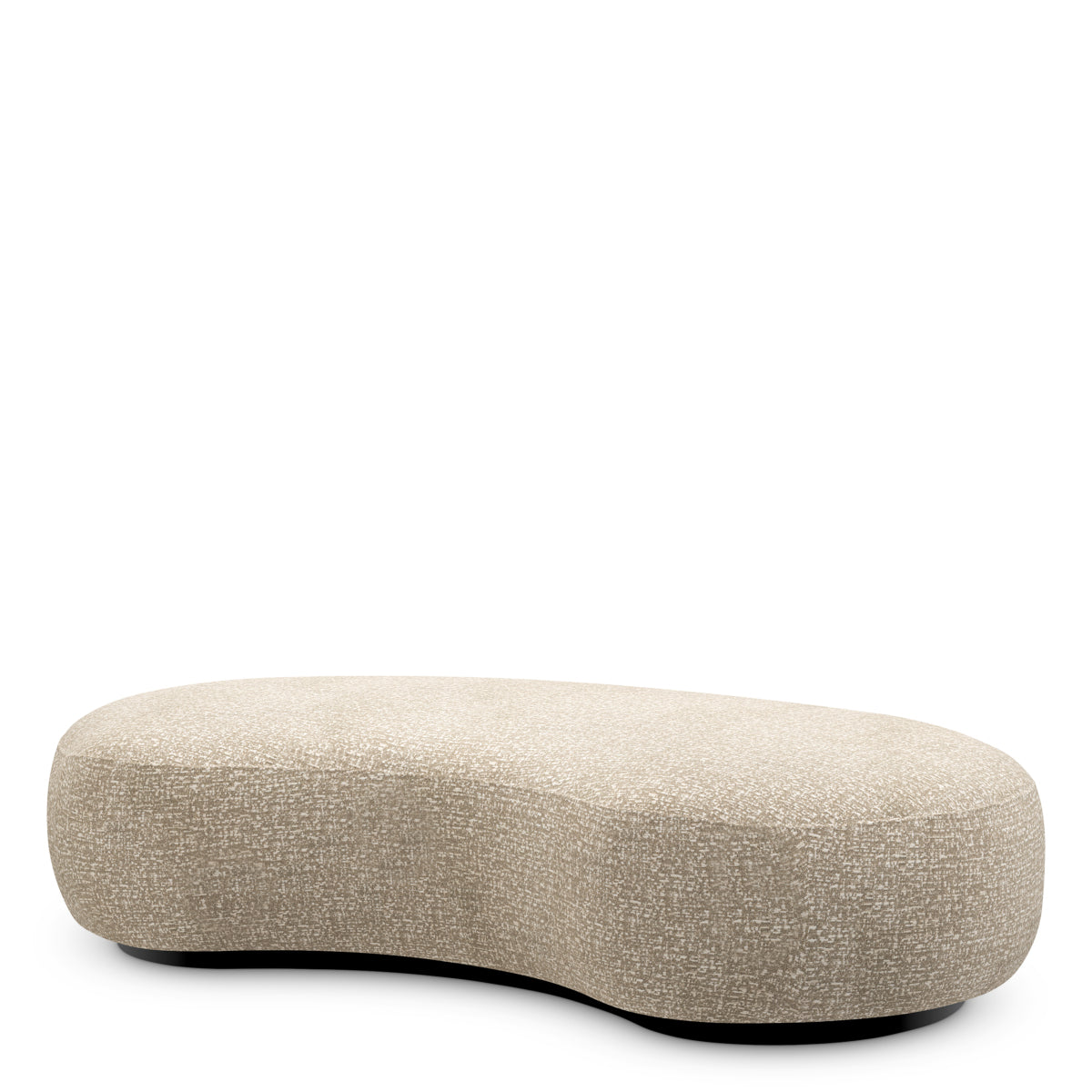 Montclair Silver Soft Curved Bench Björn