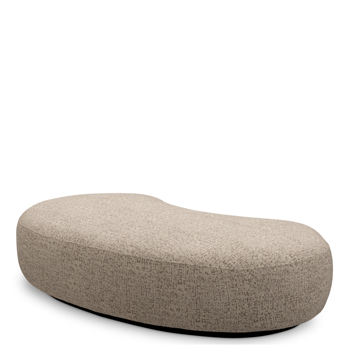 Montclair Warm Gray Soft Curved Bench Björn