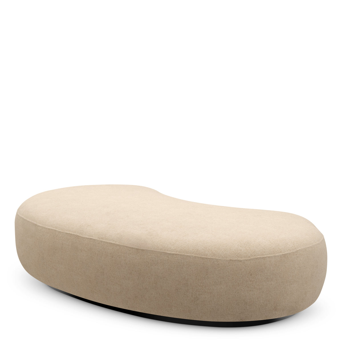 Hastings Beige Soft Curved Bench Björn