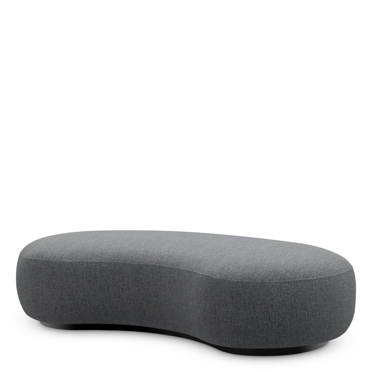 Hastings Light Blue Soft Curved Bench Björn