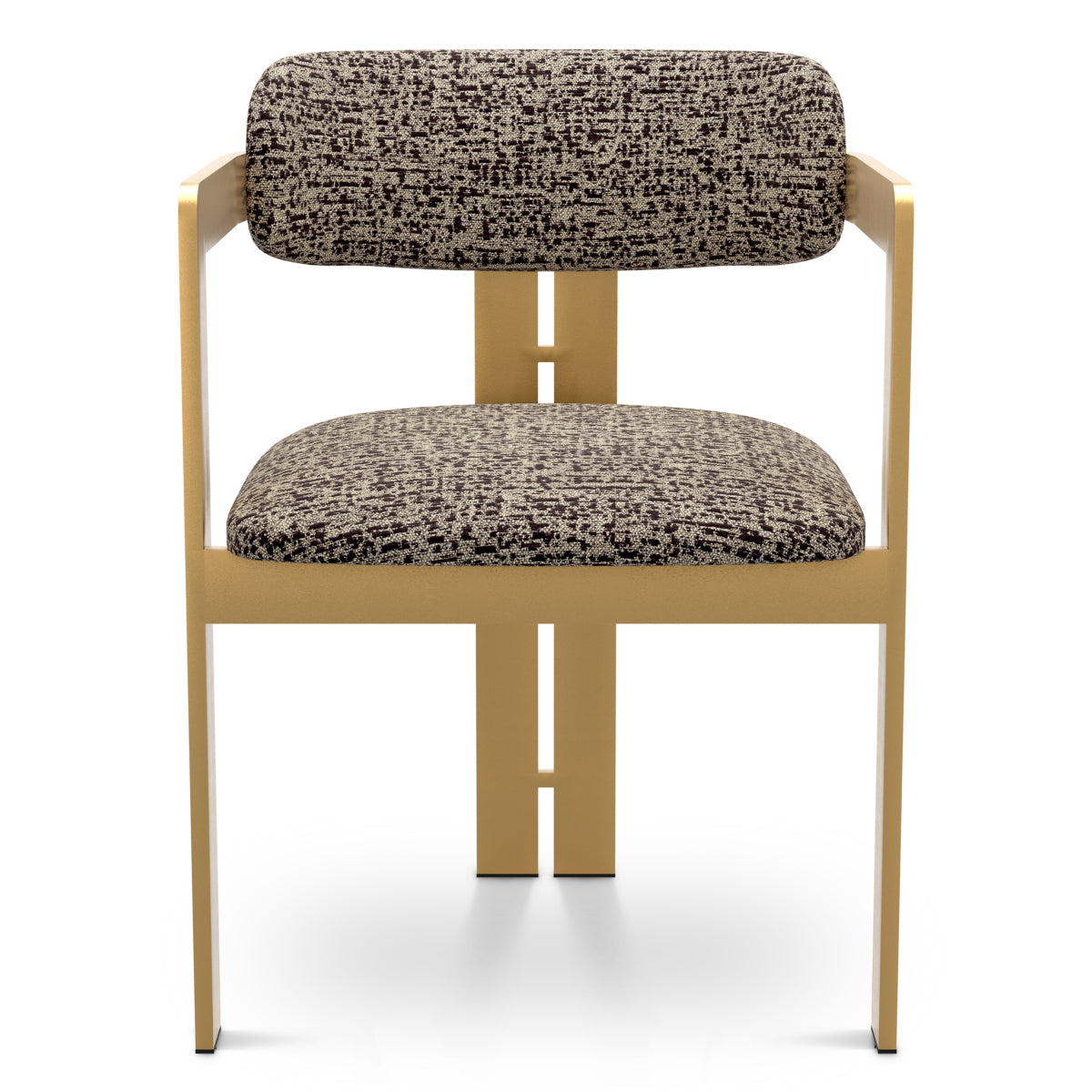 Dark Brown Upholstered Dining Chair Donato