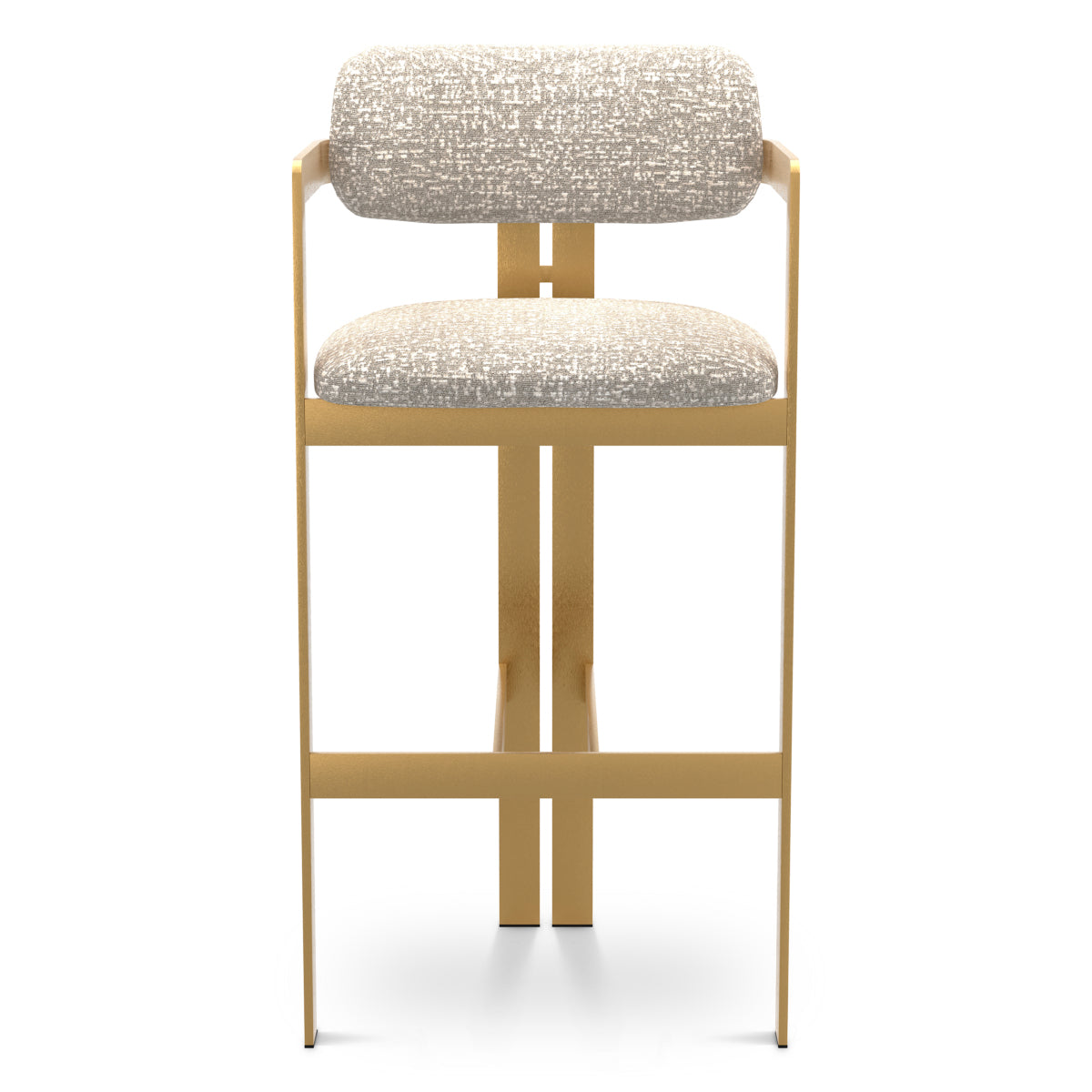 Montclair Silver Gold Frame Bar Stool Donato | D
