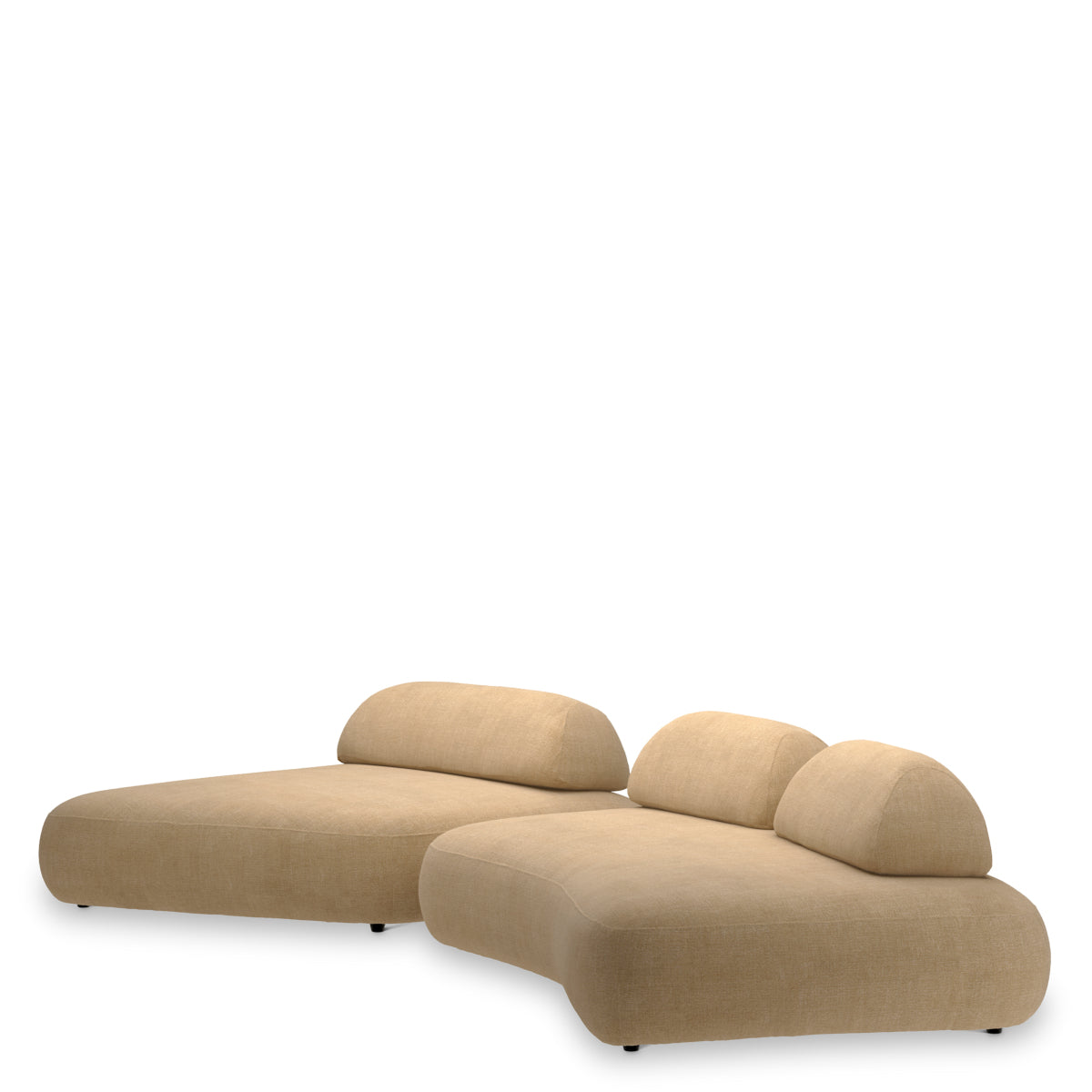 Stratfort Sand Modular Curved Sofa Residenza