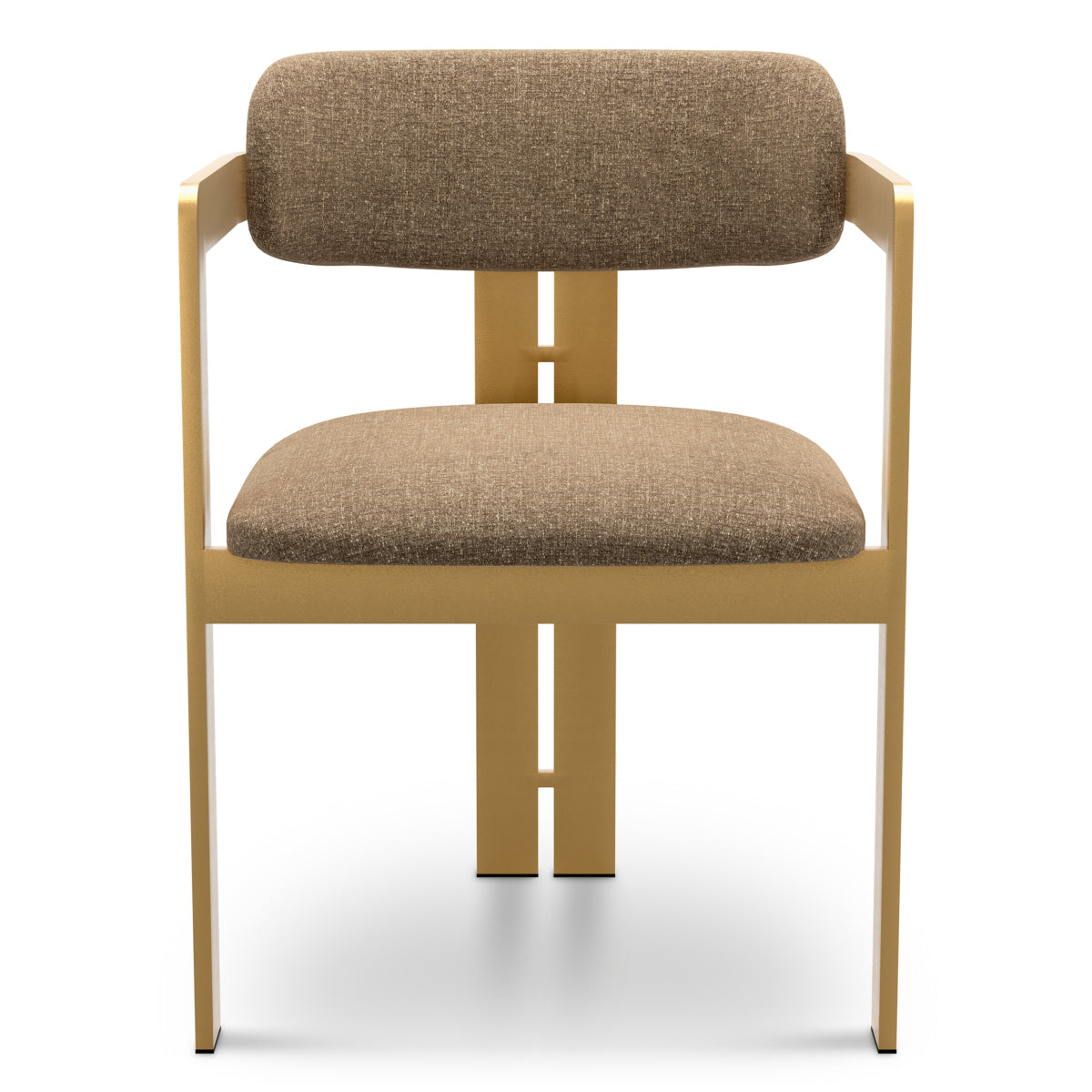 Brown Upholstered Dining Chair Donato