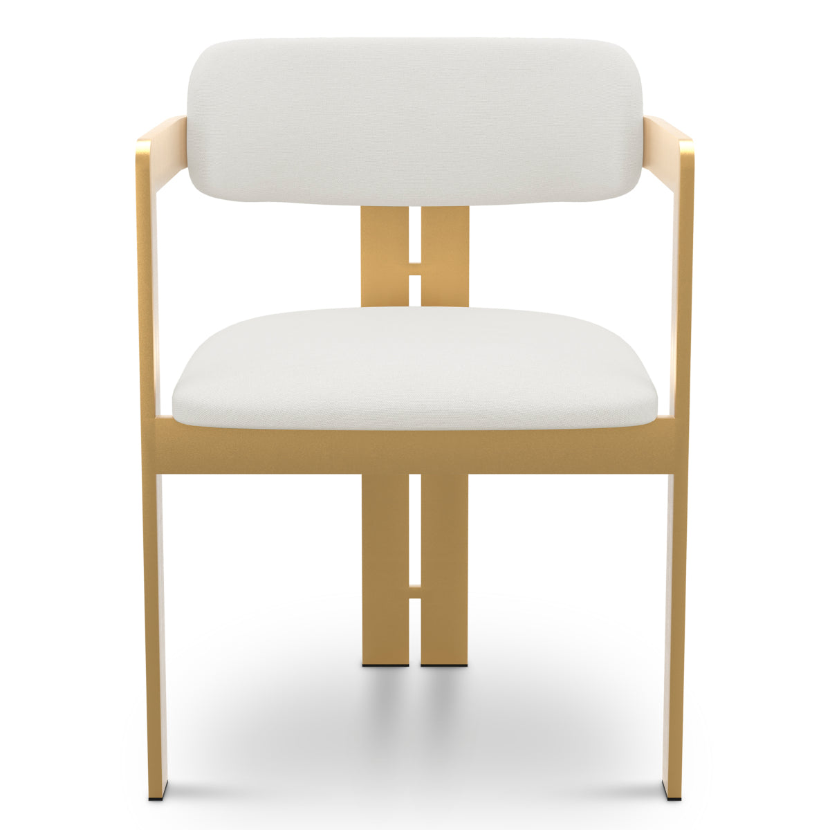 White Upholstered Dining Chair Donato