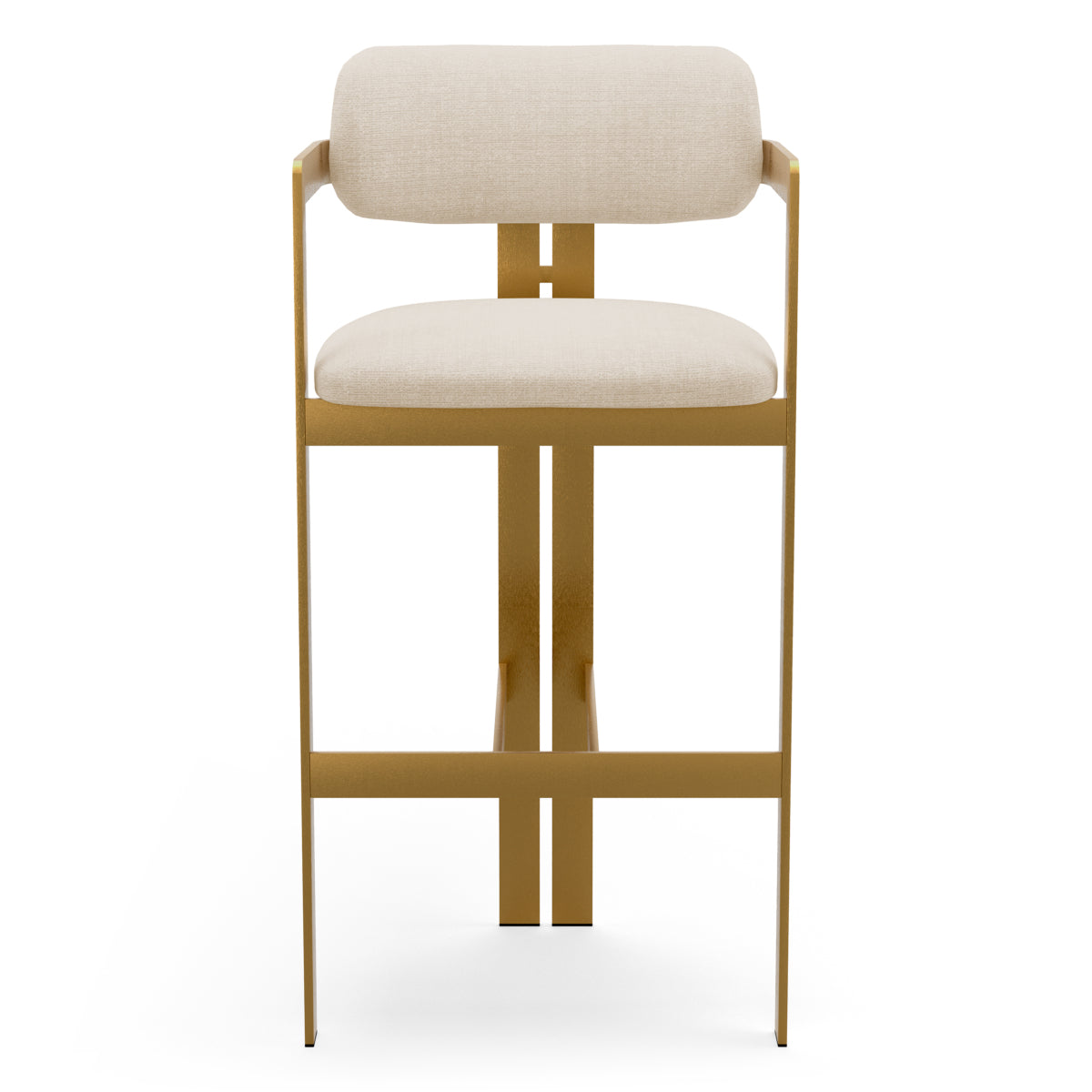 Stratfort Pearl Gold Frame Bar Stool Donato | C