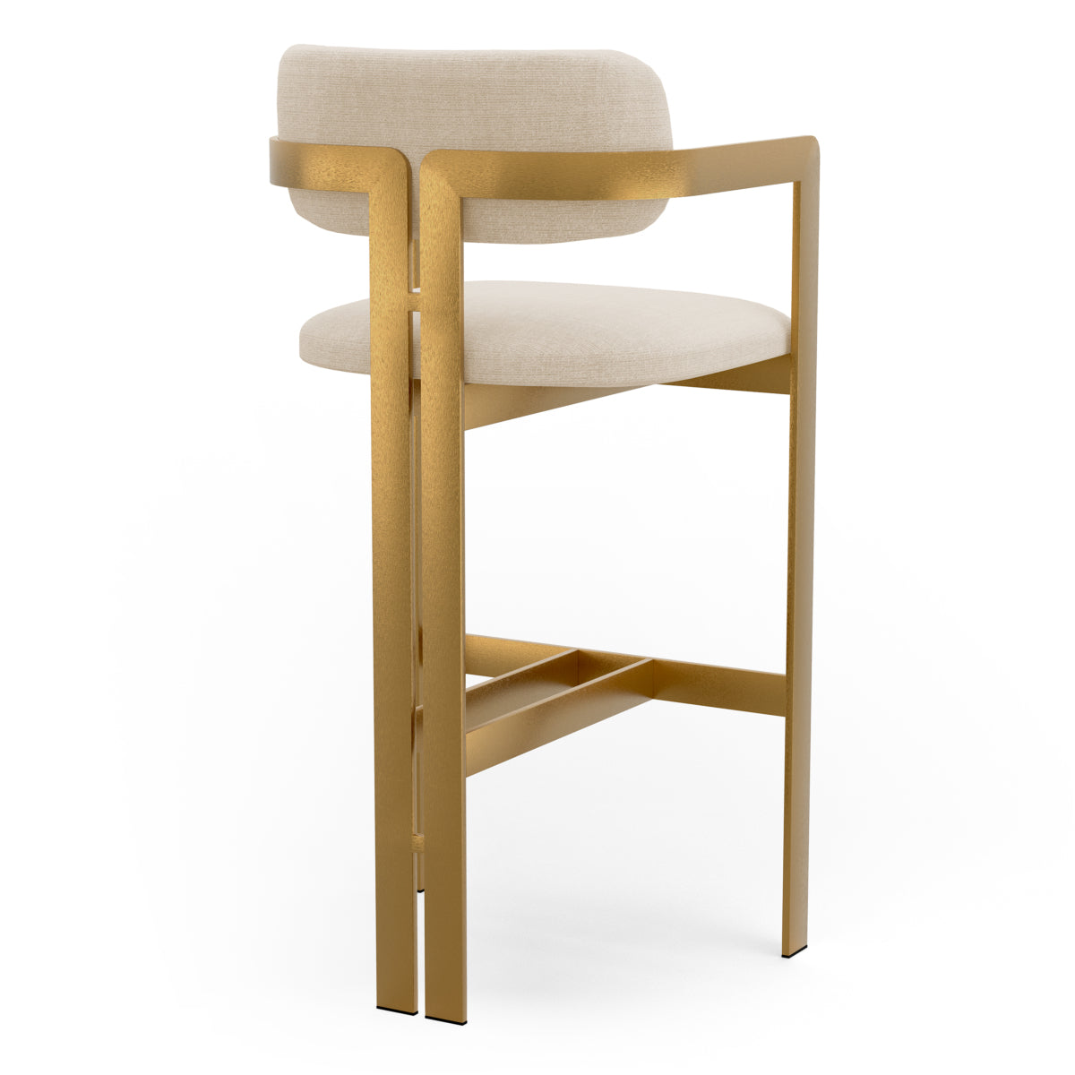 Stratfort Pearl Gold Frame Bar Stool Donato | C