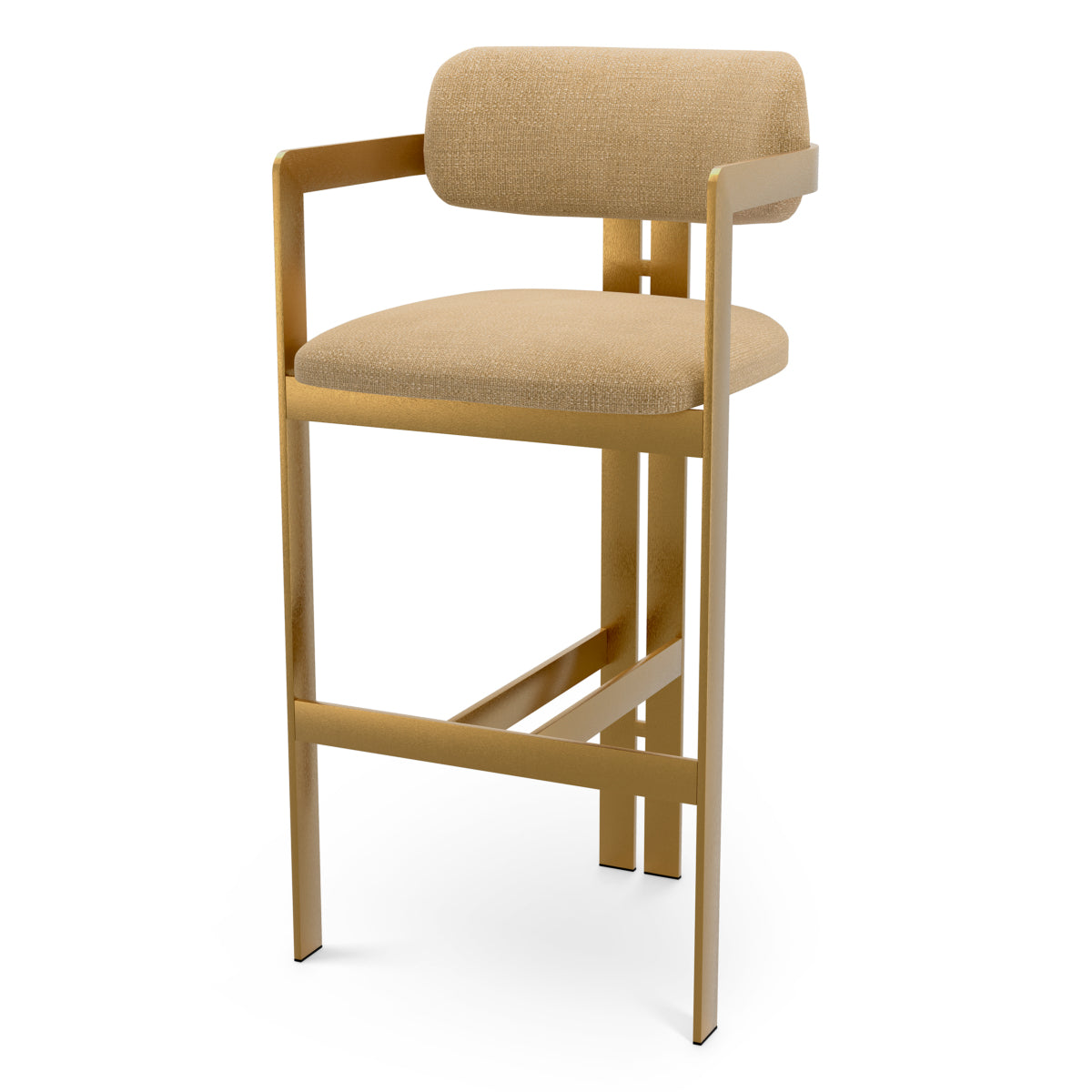 Stratfort Honey Gold Frame Bar Stool Donato | C