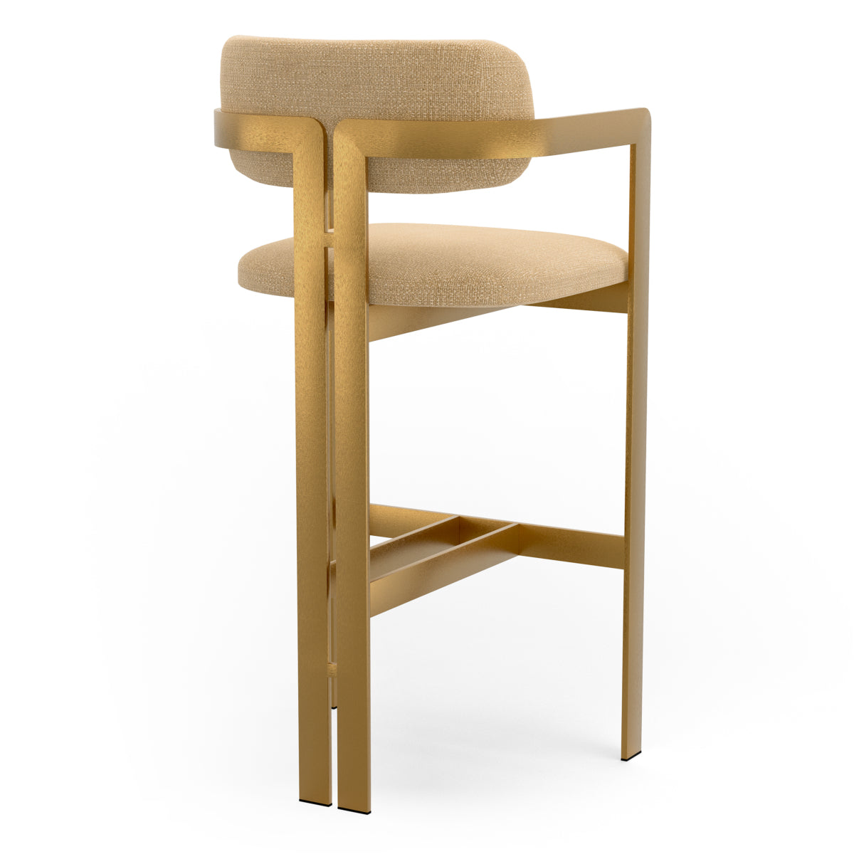 Stratfort Honey Gold Frame Bar Stool Donato | C