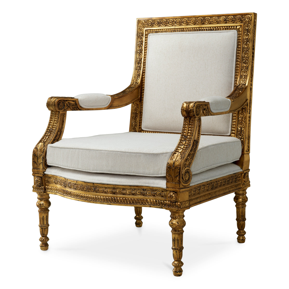 Gold Opulent Fauteuil Chair Louis | Eichholtzmh.com