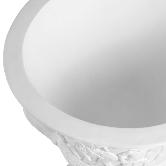 Vase Hydria white finish