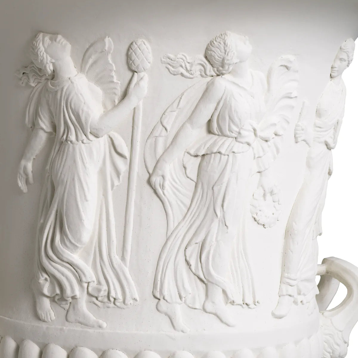 White Classical Relief Vase Calyx-Krater | Eichholtzmh.com
