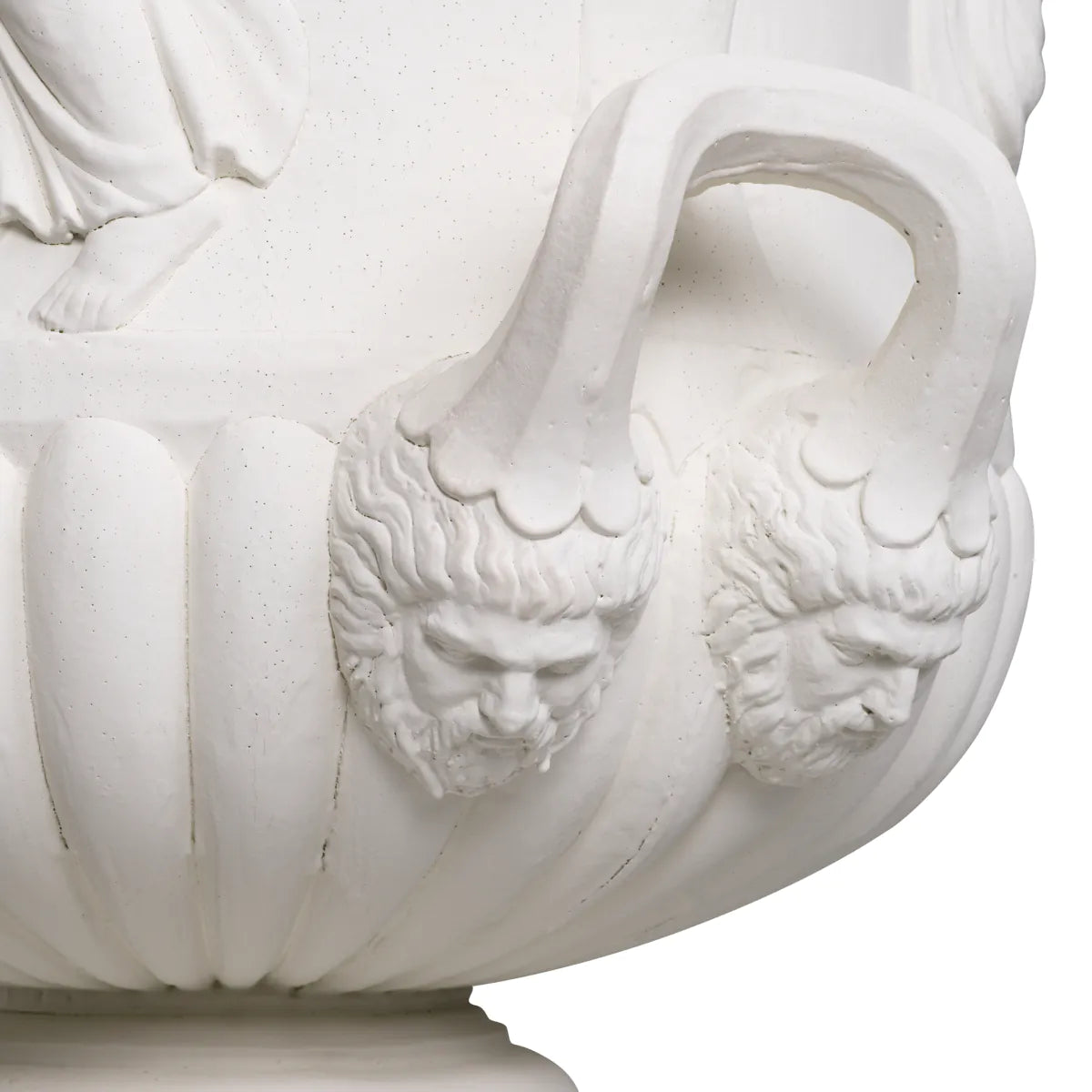 White Classical Relief Vase Calyx-Krater | Eichholtzmh.com