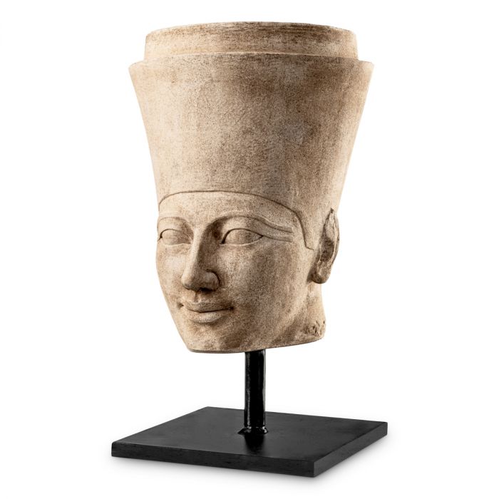 Bust of Hatshepsut sandstone finish