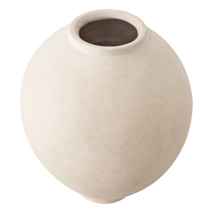 Vase Moon Jar sandstone finish M