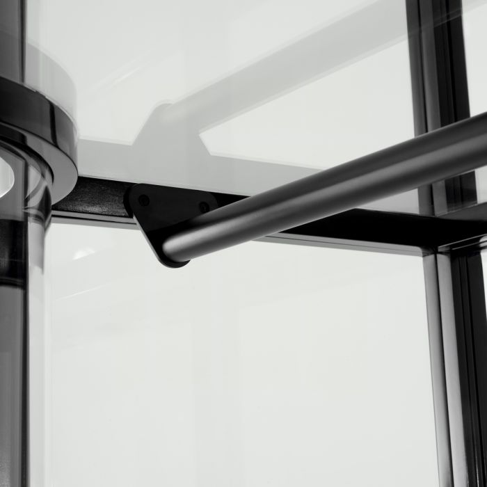 Cabinet Gala waxed black finish